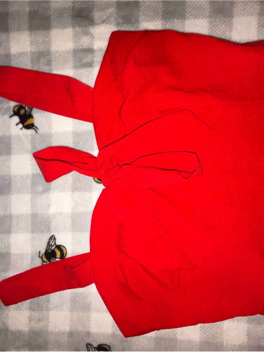 Sienna Sky Bright Red Tie-Front Casual Sundress